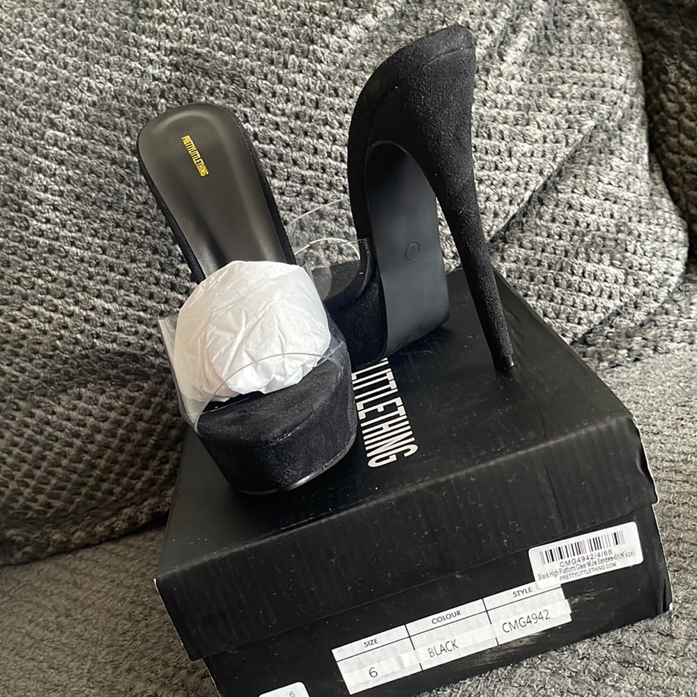 Brand New In box platform heel sandals
